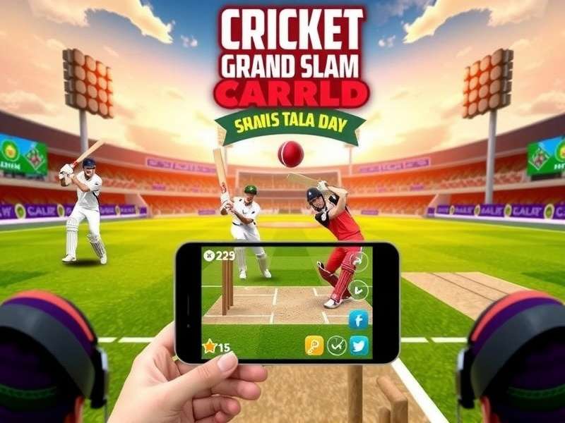 Play VR Cricket Grand Slam on your phone or VR headset VR Cricket Grand Slam running on mobile and VR headset
