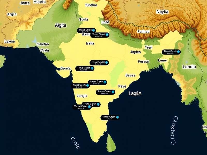 Where in India is VR Cricket Grand Slam most popular? Map of India showing VR Cricket Grand Slam download hotspots